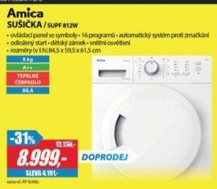SUPF 812W SUŠIČKA PRÁDLAAMICA