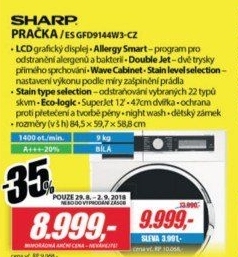 ES GFD9144W3 PRAČKASHARP