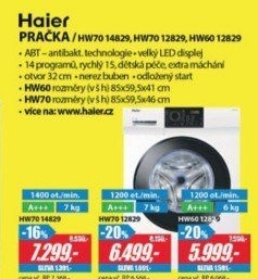 HW70 14829 PRAČKA 7KG A+++ 46CMHAIER