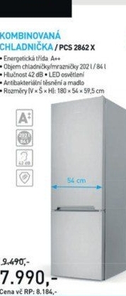 PCS 2862 X komb. chladnička PHILCO