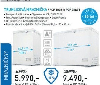 PCF 3162 i pultový mrazákPHILCO