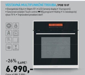 POB 10 IF vestavná troubaPHILCO