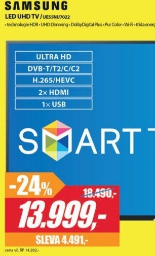 UE55NU7022K LED ULTRA HD LCD TV SAMSUNG