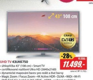 43UK6750LED ULTRA HD LCD TVLG