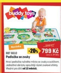 BBT 6610 Podložka se zvukyBUDDY TOYS
