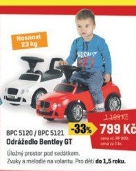 BPC 5120 Odstrkovadlo Bentley BUDDY TOYS