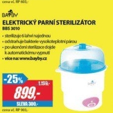 BBS 3010 Elektrický sterilizátorBAYBY