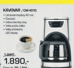 CM 4010 KávovarCATLER