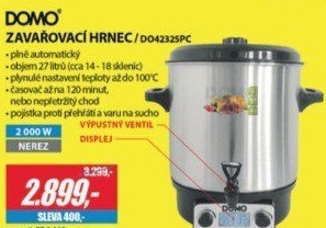 DO42325PC ZAVAŘOVACÍ HRNECDOMO