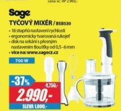 BSB530 Ponorný mixér s přísl.SAGE