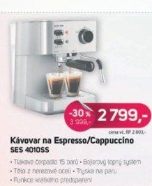 SES 4010SS EspressoSENCOR