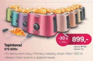 STS 6050GG TopinkovačSENCOR