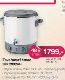 SPP 2100WH Zavařovací hrnecSENCOR