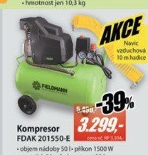 SADA FDAK 201550-E +Hadice 10m FIELDMANN