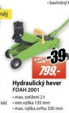 FDAH 2001 Hydraulický hever 2t FIELDMANN