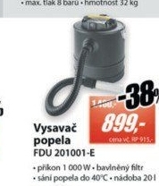 FDU 201001-E Vysavač na popel FIELDMANN