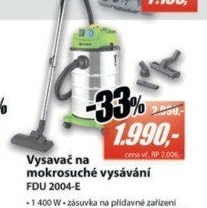 FDU 2004-E Vysavač mokro/sucho FIELDMANN