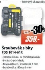 FDS 1014-61R Šroubováky + bity FIELDMANN