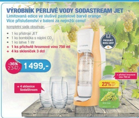 sada Jet Pastel Orange vinobraníSODA