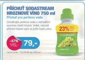 Příchuť Hroznové víno 750ml SODASTREAM