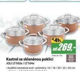 LT1038 KASTROL 16X9,5 HNĚDÝ JOLI LAMART