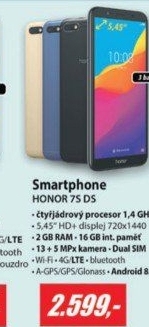 7S DS 2GB 16GB BlackHONOR