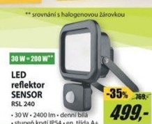 RSL 240 Reflektor 30W SENSOR DLRETLUX