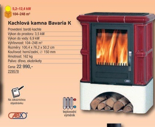 Kachlová kamna Bavaria ABX