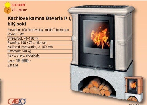 Kachlová kamna Bavaria ABX