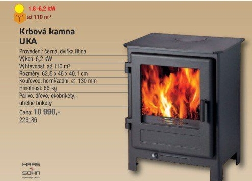 Krbová kamna UKA Haas + Sohn