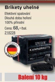 Brikety uhelné Rheinbraun