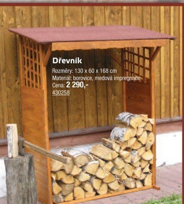 Přístřešek na dřevo