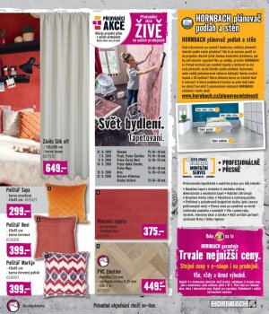 akční leták Hornbach 29.8.2018-2.10.2018