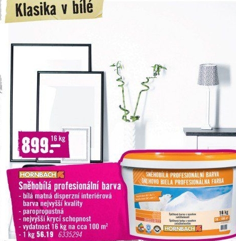 Interiérová barva Hornbach