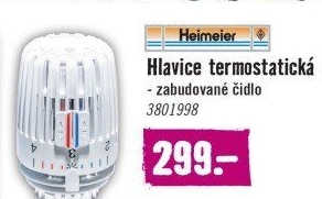 Termostatická hlavice Heimeier
