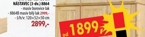 Nástavec 8864 lakovaný