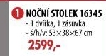 Noční stolek CORONA vosk 16345
