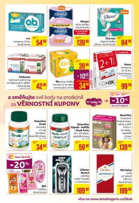 akční leták Teta drogerie 6.9.2018-15.9.2018
