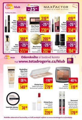 akční leták Teta drogerie 6.9.2018-15.9.2018