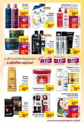 akční leták Teta drogerie 6.9.2018-15.9.2018