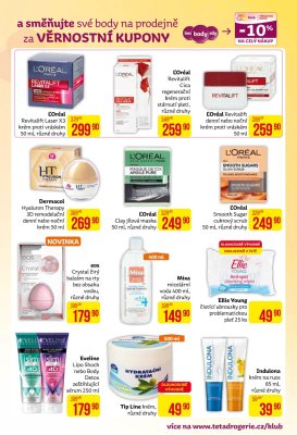 akční leták Teta drogerie 6.9.2018-15.9.2018