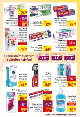 akční leták Teta drogerie 6.9.2018-15.9.2018