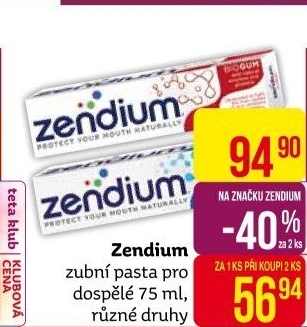 Pasta na zuby Zendium