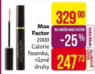 Řasenka Calorie 2000 Max Factor