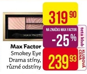 Oční stíny paleta Smokey Eye Drama Max Factor