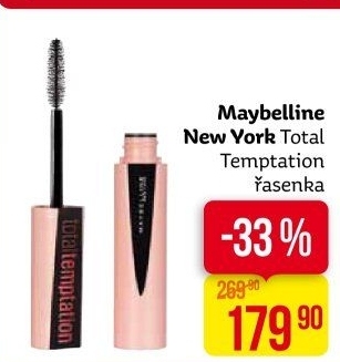 Řasenka Total Temptation Maybelline