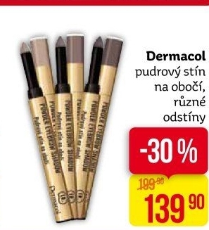 Pudrový stín na obočí Dermacol