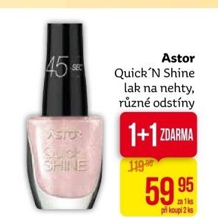 Lak na nehty Quick&Shine Astor