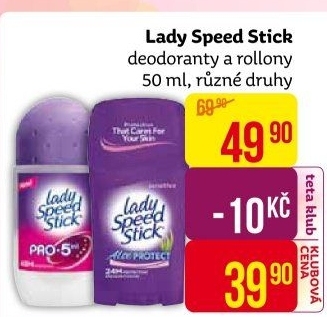 Deodoranty Speed Stick