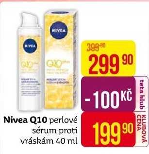 Sérum pleťové proti vráskám perlové Q10 Plus Nivea